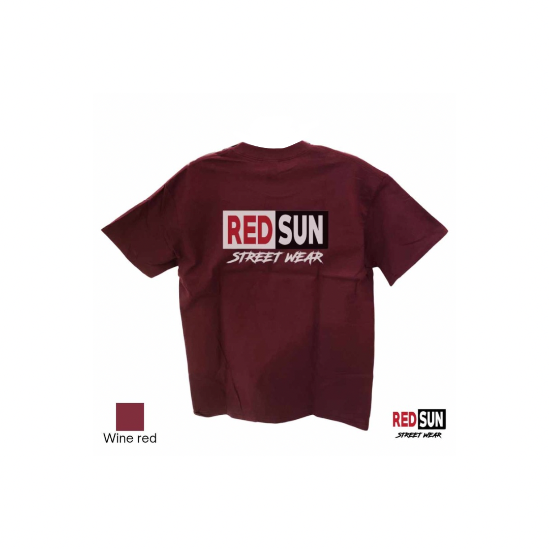 T-shirt Red wine Streetwear