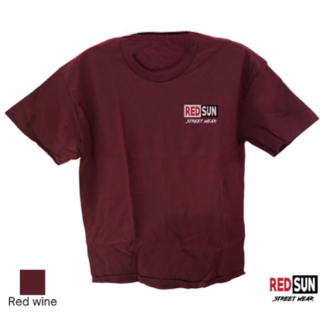 T-shirt Red wine Customize