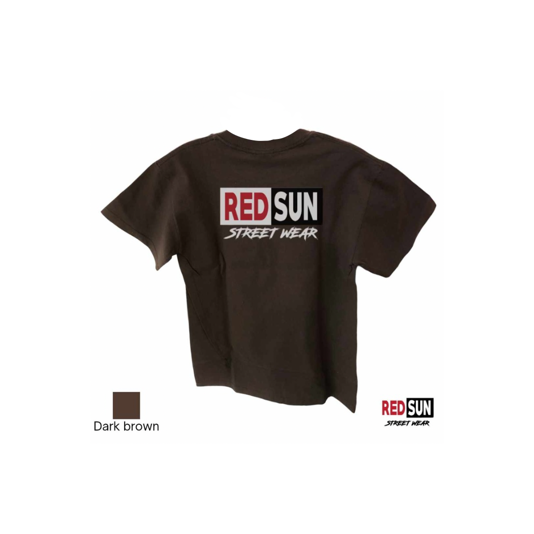 T-shirt Dark brown Streetwear