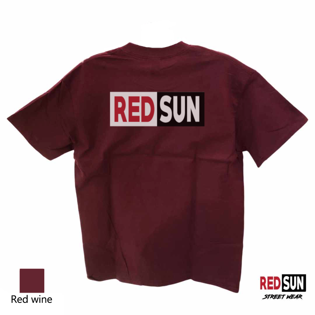 T-shirt Red wine Customize